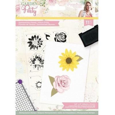 Crafter's Companion Garden Party Clear Stamps - Summertime Florals